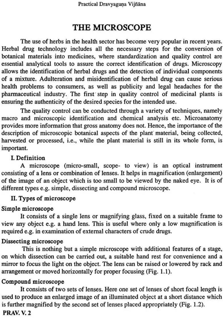 Practical Dravyaguna Vijnana (A Mannual for the Students) - Indya