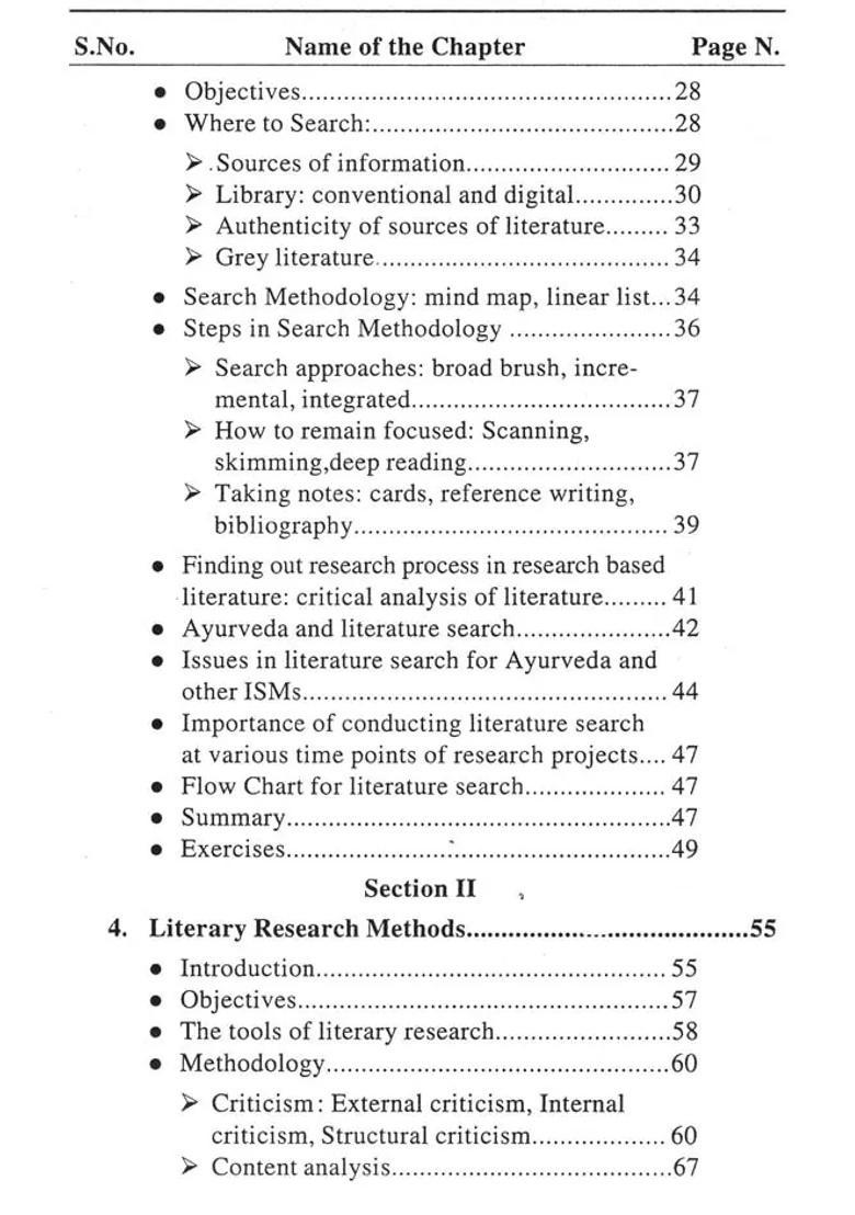 Principles Of Research Methods For Ayurveda - Indya