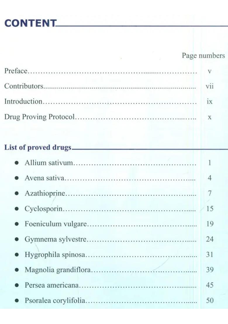 Homoeopathic Drug Provings - Indya