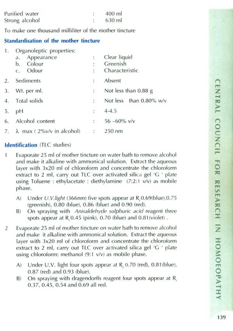 Standardisation of Homoeopathic Drugs (Vol-2) - Indya