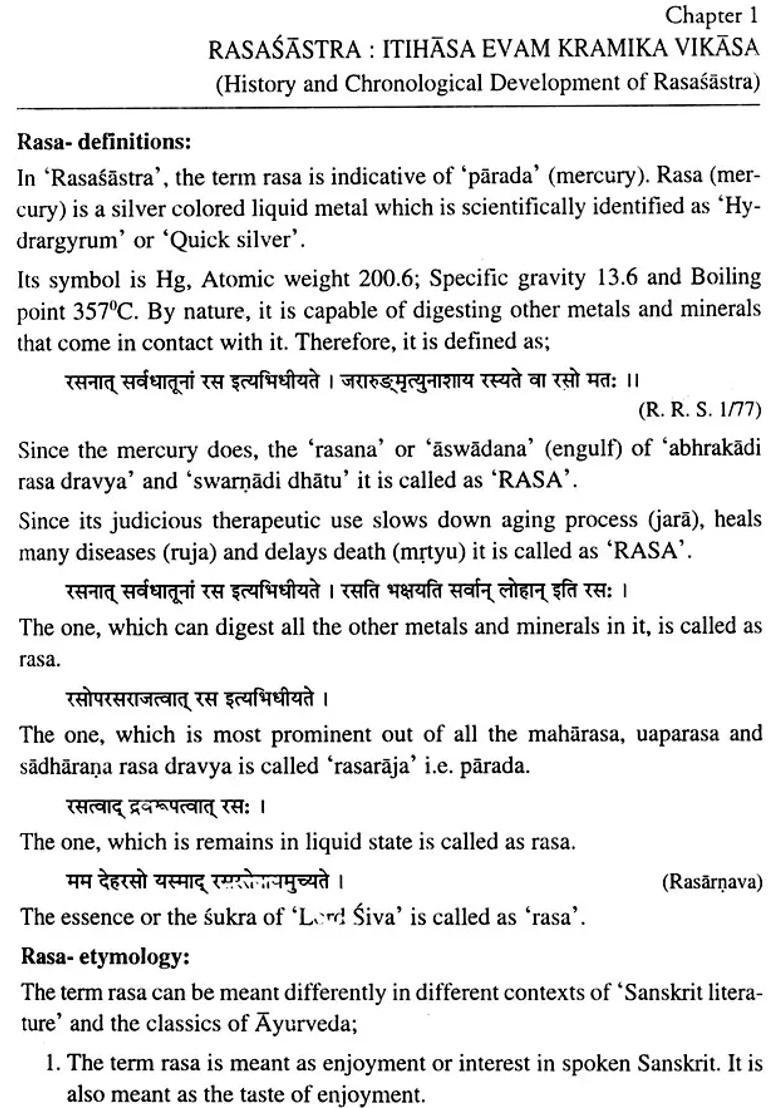 A Textbook of Rasasastra (Iatro-Chemistry and Ayurveda Pharmaceutics) - Indya
