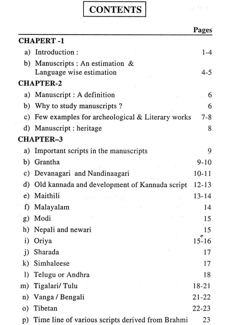 Basics of Manuscripitology and an Entrance to Medical Manuscripts - Indya