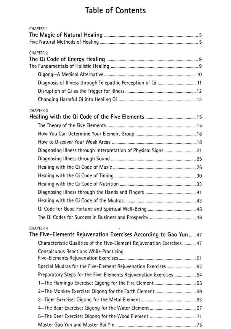 Qigong Energy Healing- Five Elements Rejuvenation Therapy - Indya