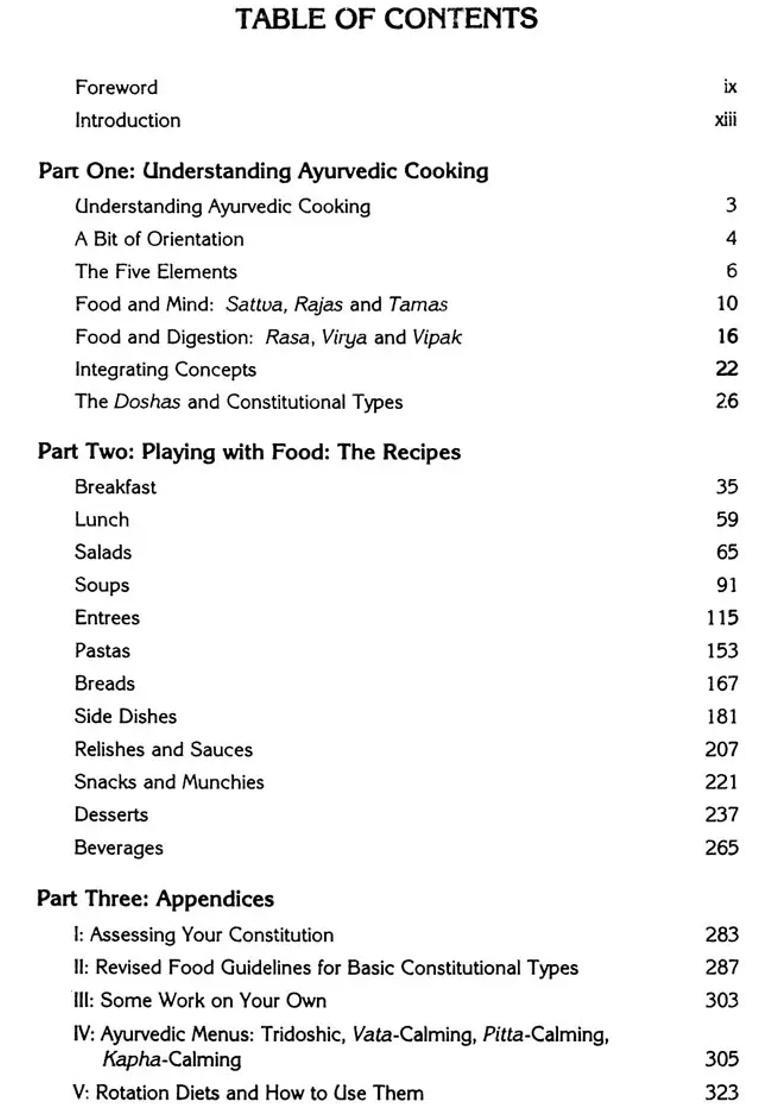 Ayurvedic Cooking for All (Familiar Food Prepared with Principles) - Indya