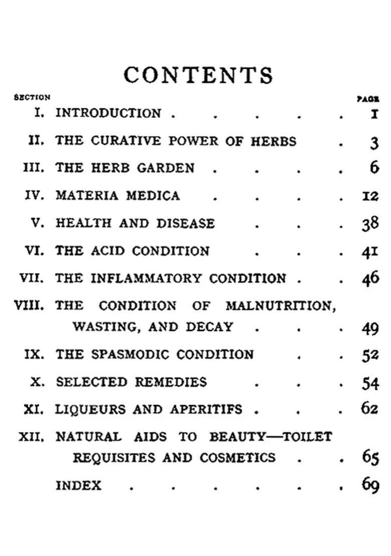 Natures Remedies (A Popular Treatise on the Chemistry of Herbs) - Indya