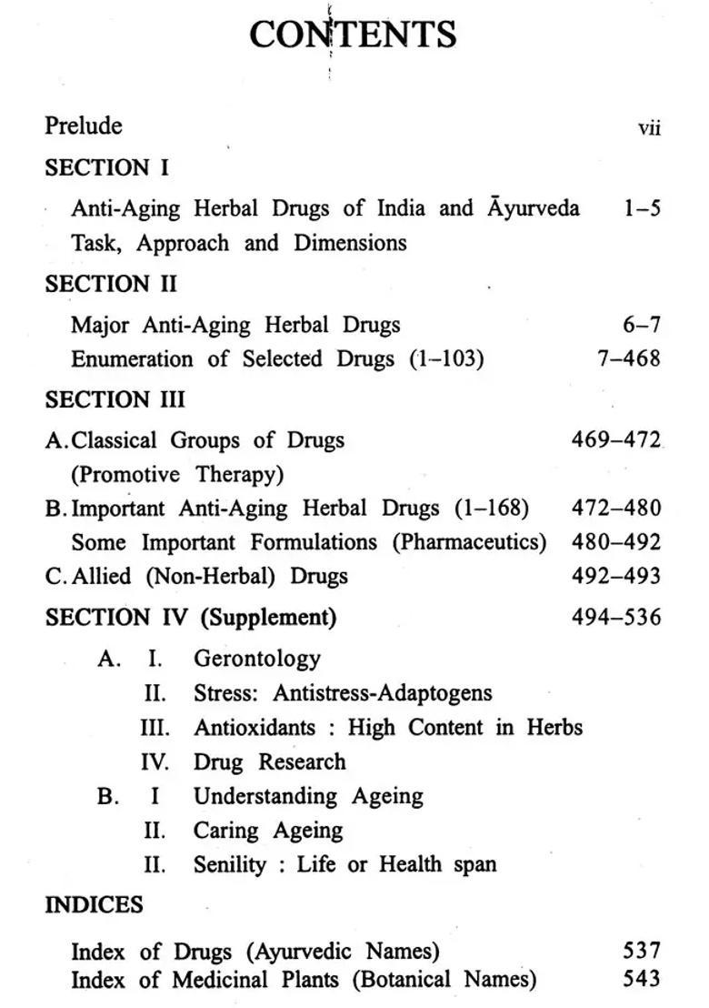 Anti - Aging Herbal Drugs of Ayurveda - Indya