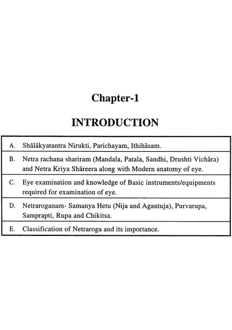 Text Book of Shalakya Tantra As Per Revised CCIM Syllabus (Part-I Netra Vignyana) - Indya