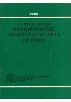 A Check List of Homoeopathic Medicinal Plants India