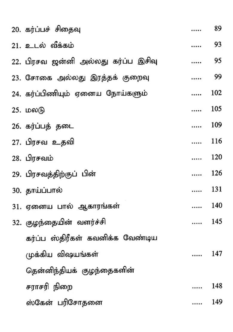 Some Advice to Pregnant Women (Tamil) - Indya