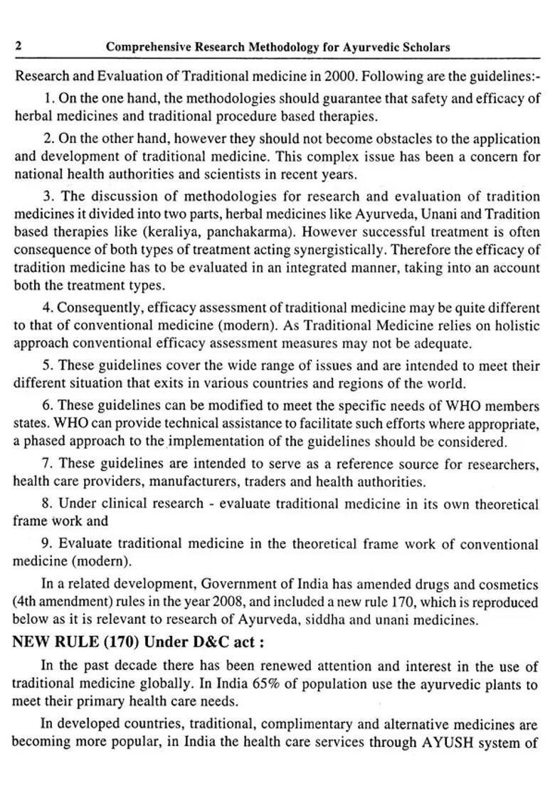 Comprehensive Research Methodology for Ayurvedic Scholars - Indya