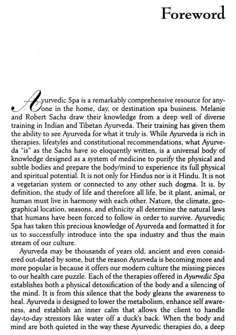Ayurvedic Spa (Treatments for Large and Small Spas as Well Home Care to Help Everyone Become Healthy, Happy, Inspired) - Indya