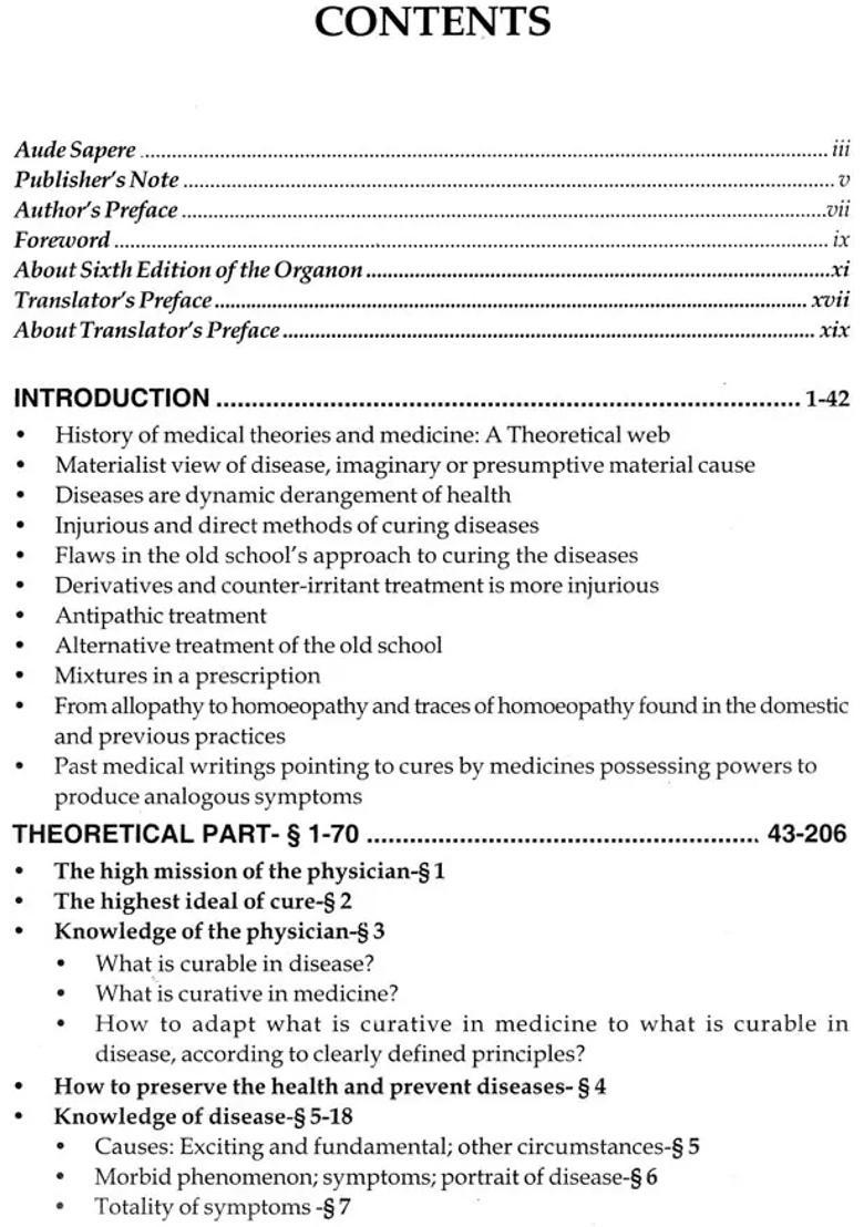 A Study of Hahnemanns Organon Medicine (Based on English Translation the 6th Edition by Dr William Boericke, M D) - Indya