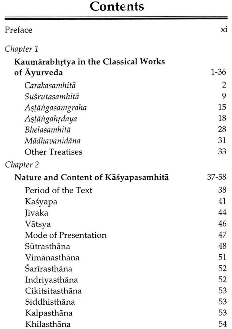 Kaumarabhrtya Indian Paediatrics Gynaecology (Study Based on Kasyapasamhita) - Indya