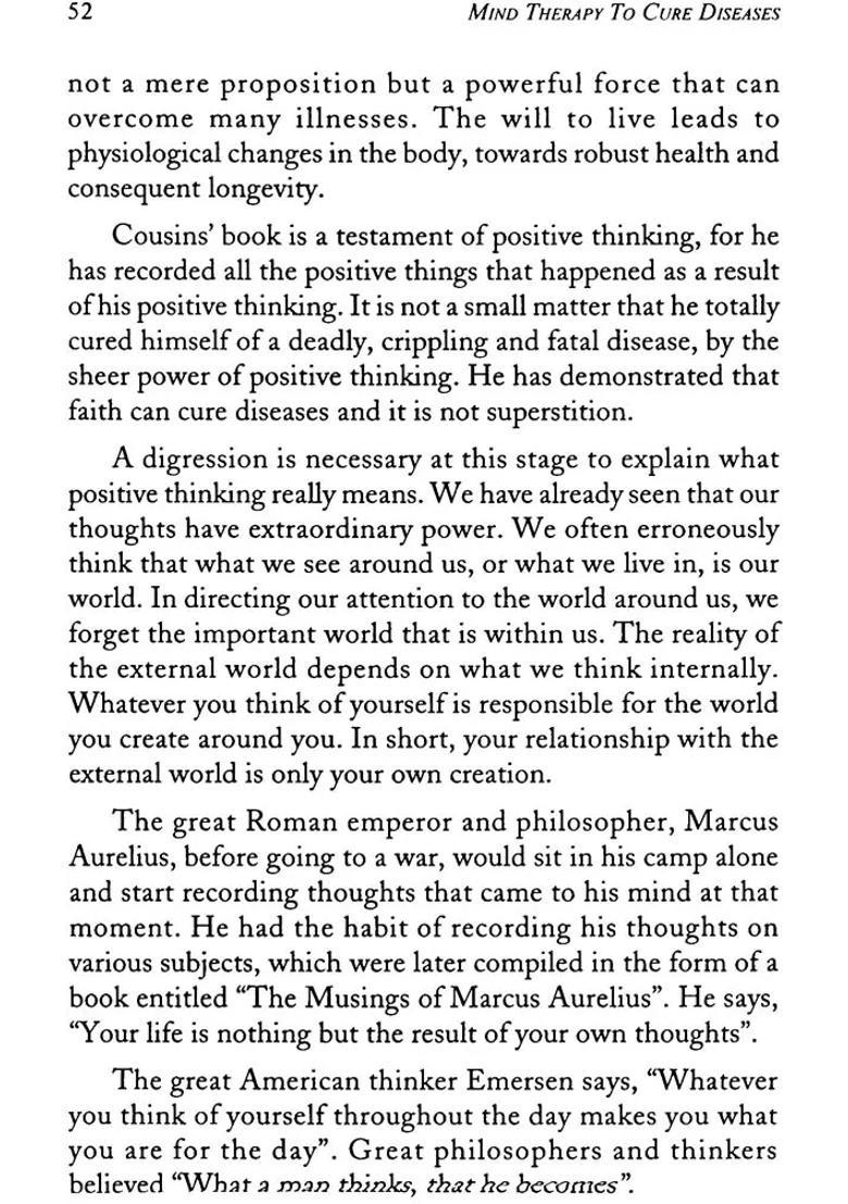 Speaking of Mind Therapy to Cure Diseases (Think Your Way Good Health with This Essential Guide Therapy) - Indya