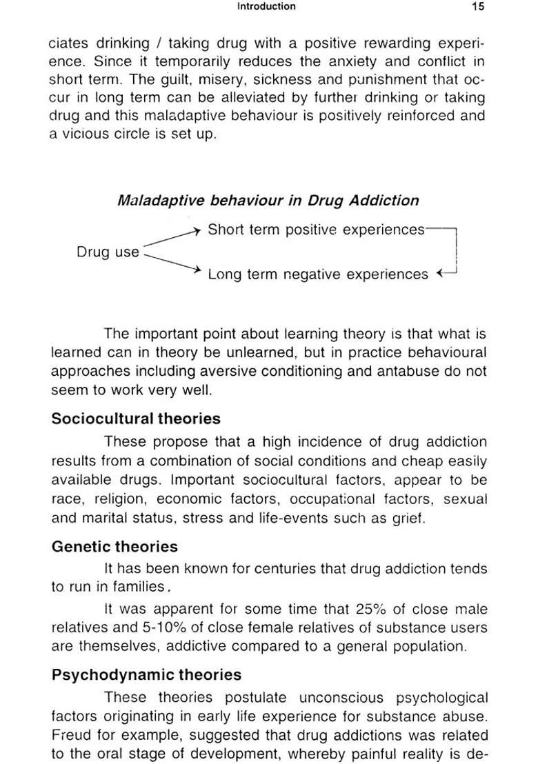 Drug Addiction in Male Adolescents Psychological Perspectives - Indya