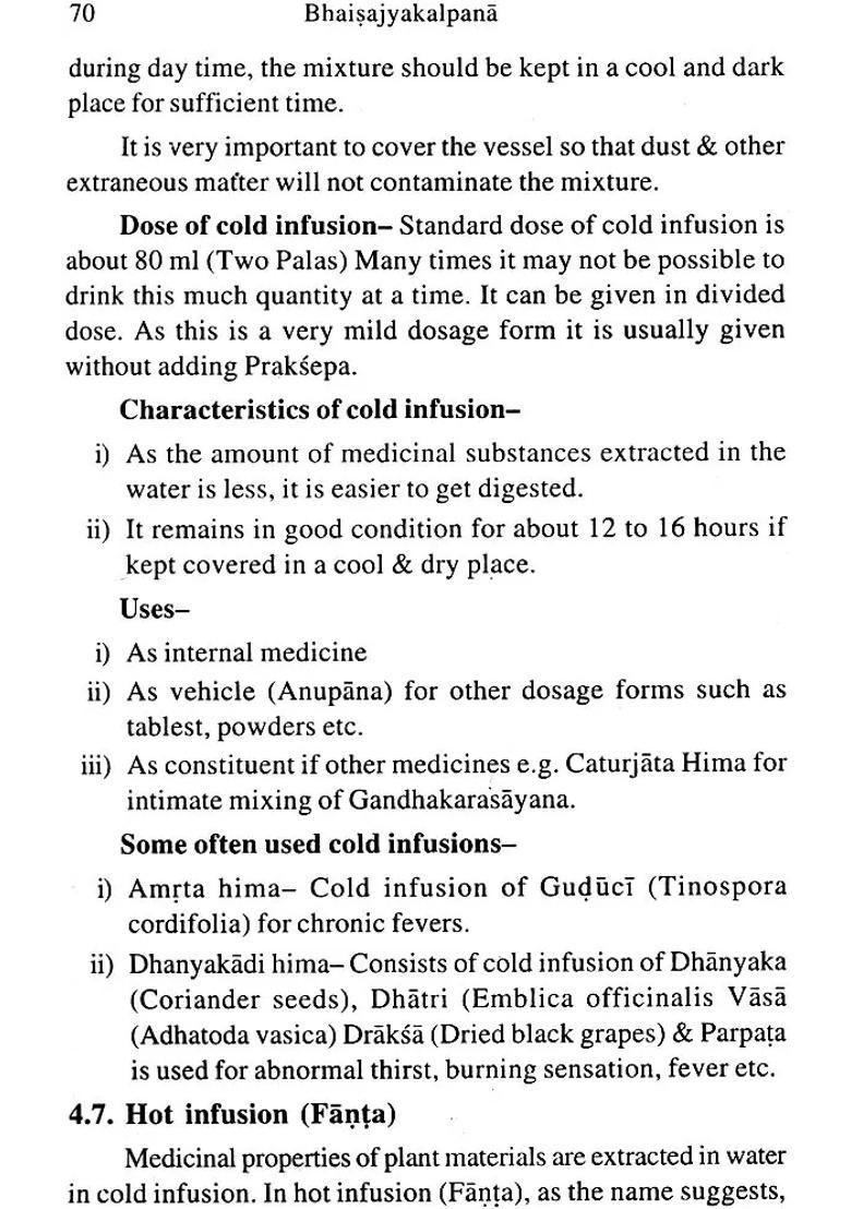 A Text Book of Bhaisajyakalpana (According to the Syllabus Central Council Indian Medicine) - Indya