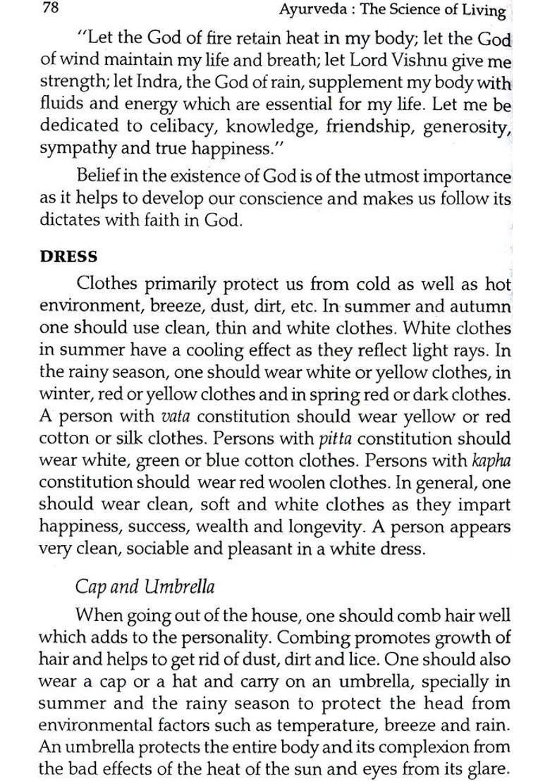 Ayurveda - The Science of Living (Health and Vigour Forever) - Indya