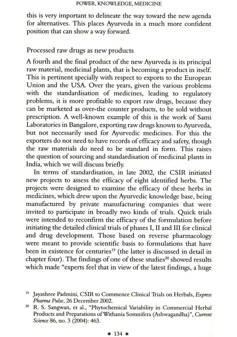 Power, Knowledge, Medicine (Ayurvedic Pharmaceuticals at Home and in The World) - Indya