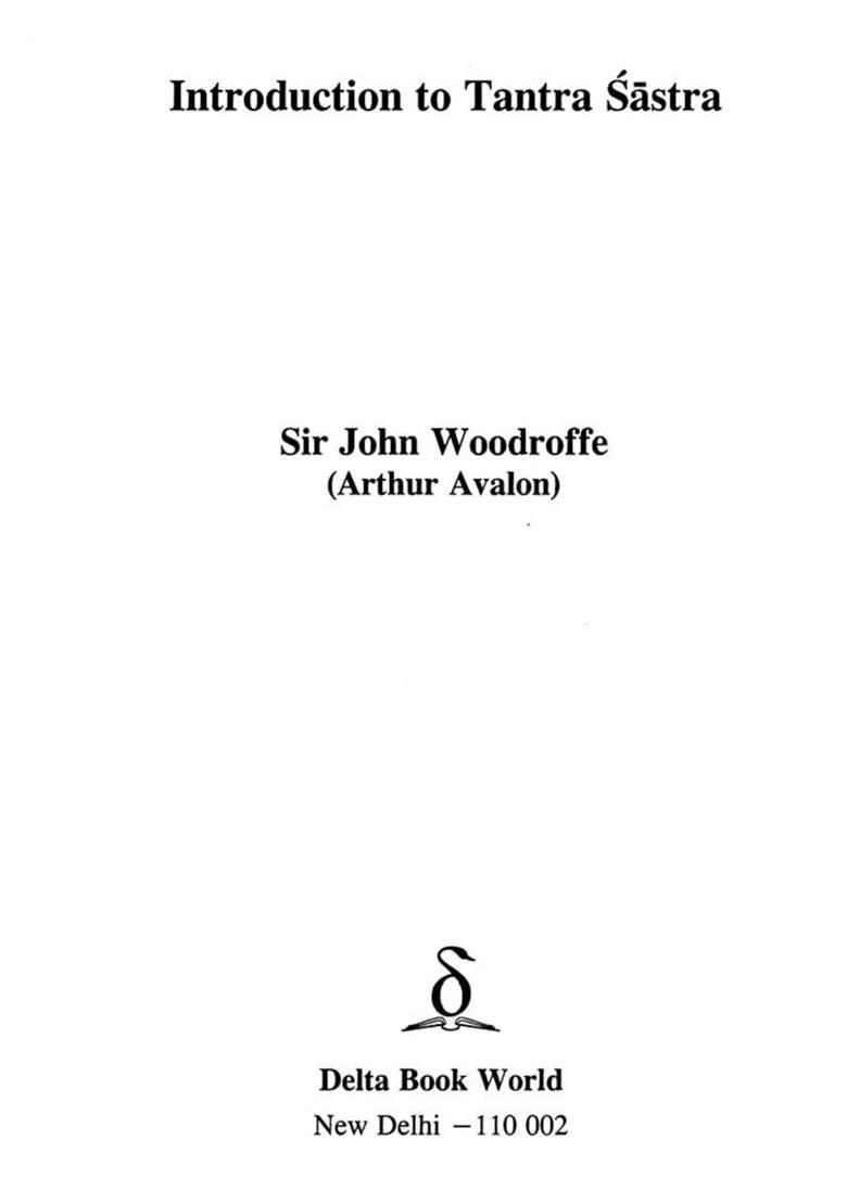 Introduction to Tantra Shastra - Indya