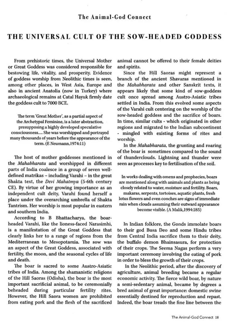 Varahi Vajravarahi in The Tantras No Goddess Such As This - Indya