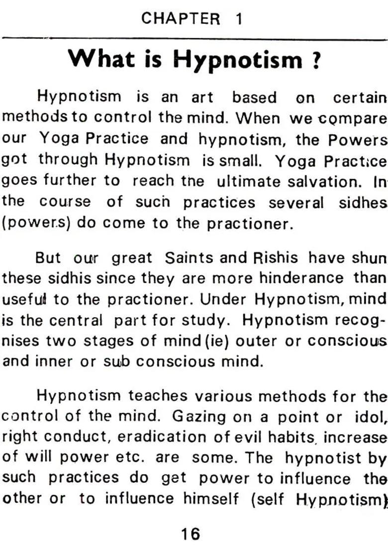 Hypnotism for Everybody - Indya