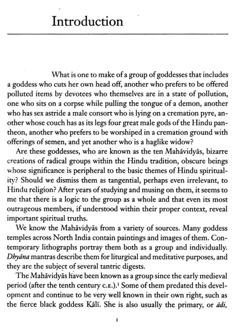 Tantric Visions of the Divine Feminine (The Ten Mahavidyas) - Indya