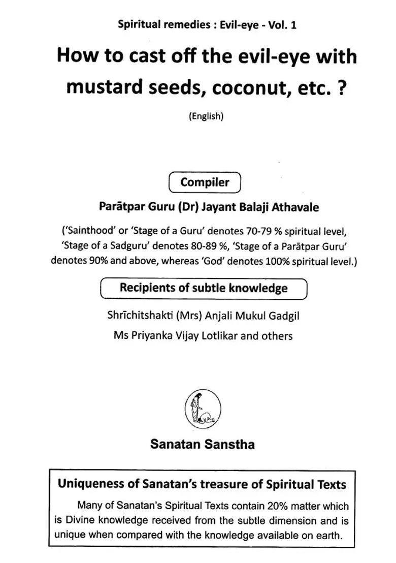 How to Cast Off The Evil-Eye With Mustard Seeds, Coconut, Etc (Includes Spiritual Analysis of Evil-Eye) - Indya
