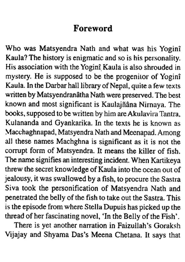 In the Belly of Fish (Matsyendranatha and Chakra Yoginis) - Indya