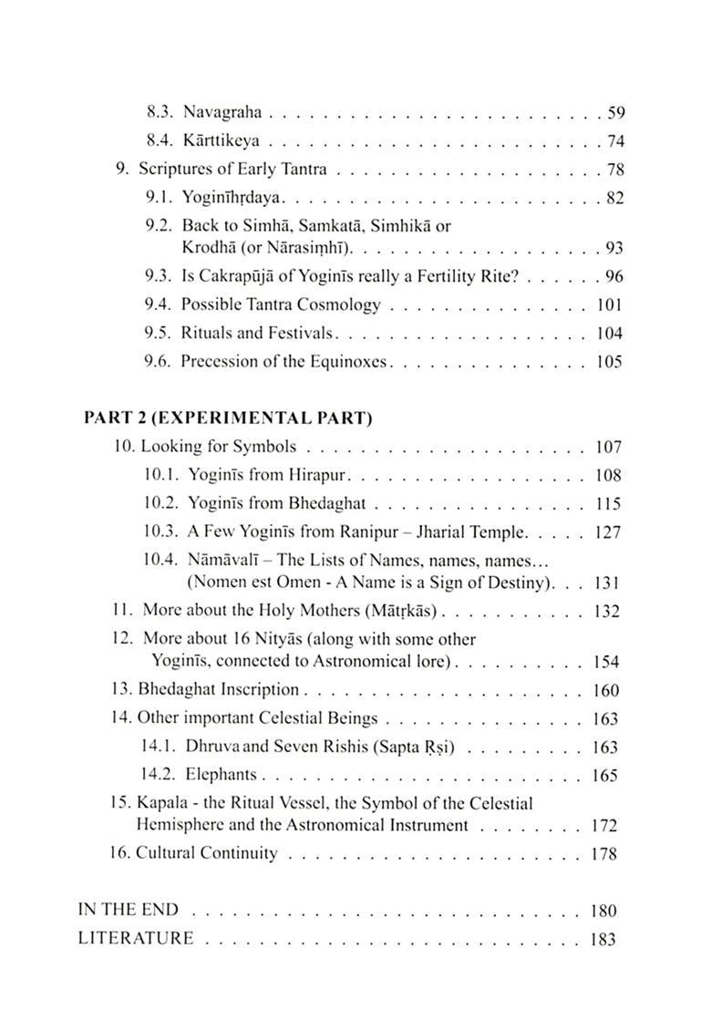 The Secret Lore of Yoginis- Astronomical Knowledge Woven into Teachings Tantra - Indya