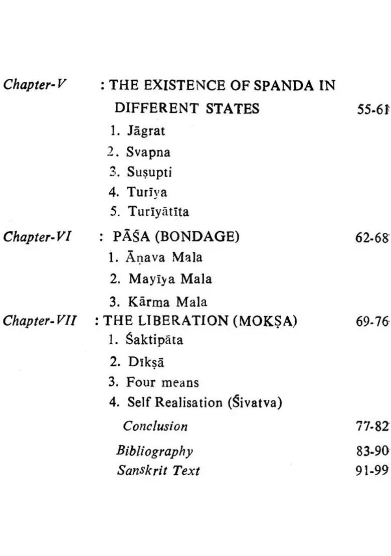 Spanda Karika A Study - Along With Sanskrit Text Vrtti of Sri Bhattakallata (An Old and Rare Book) - Indya