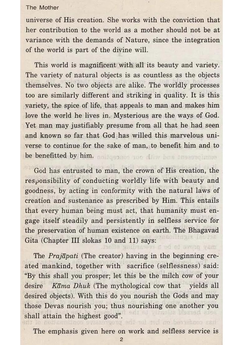 The Mother (A Peep into Unique Indian Concept) - Indya