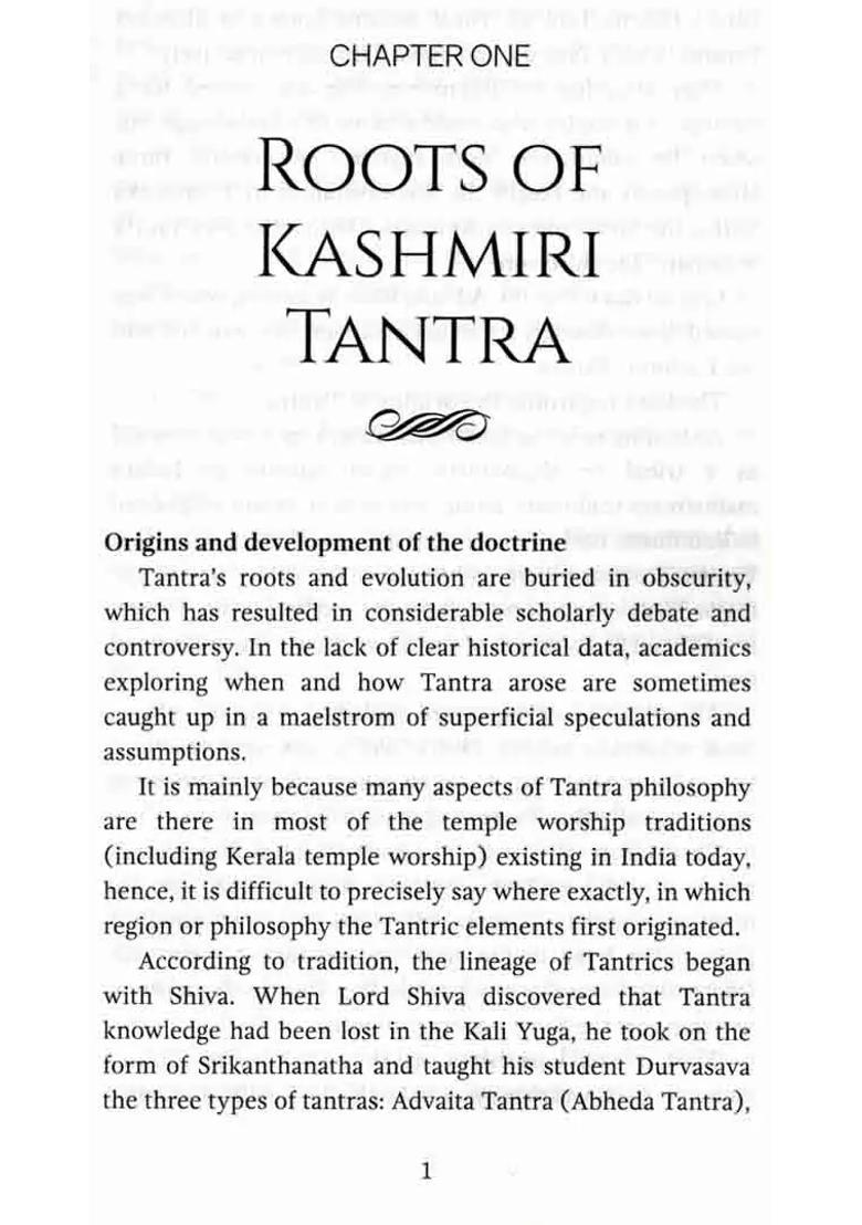 Kashmiri Tantra and Kerala Tantra- A Introduction - Indya