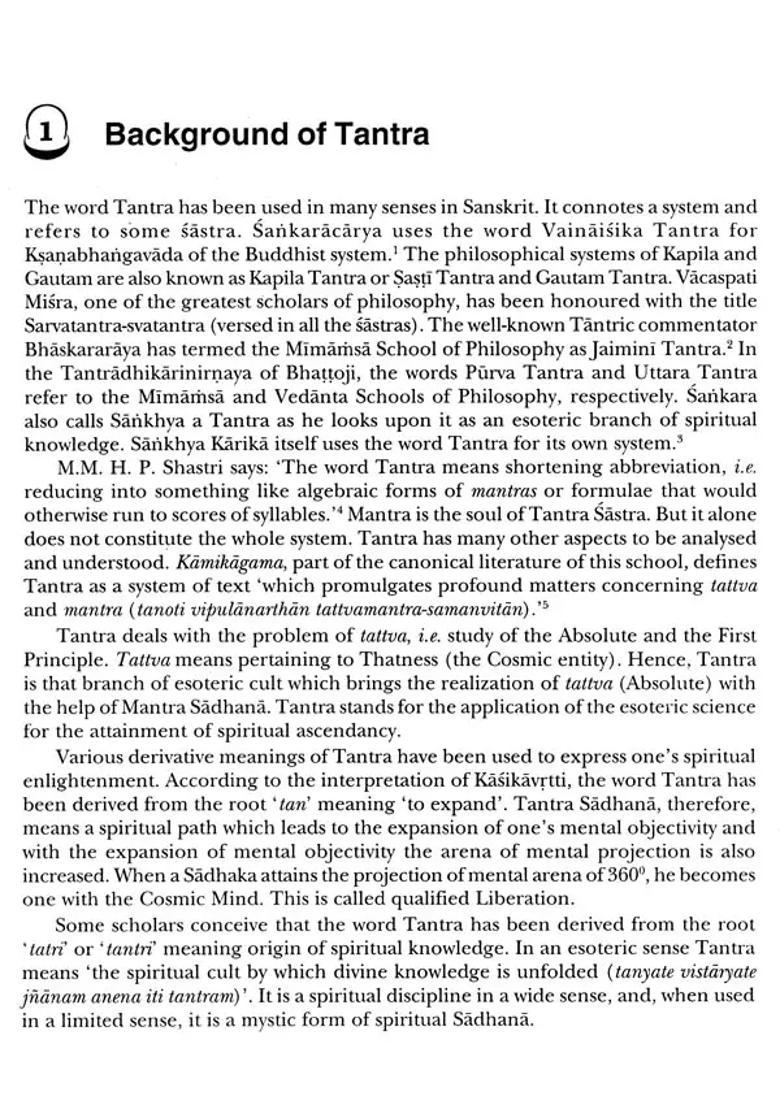 Tantra Its Mystic and Scientific Basis - Indya