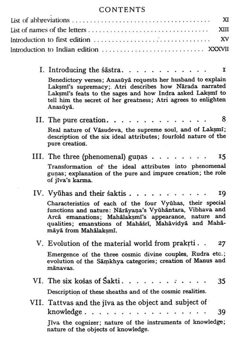 Laksmi Tantra- A Pancaratra Text - Indya