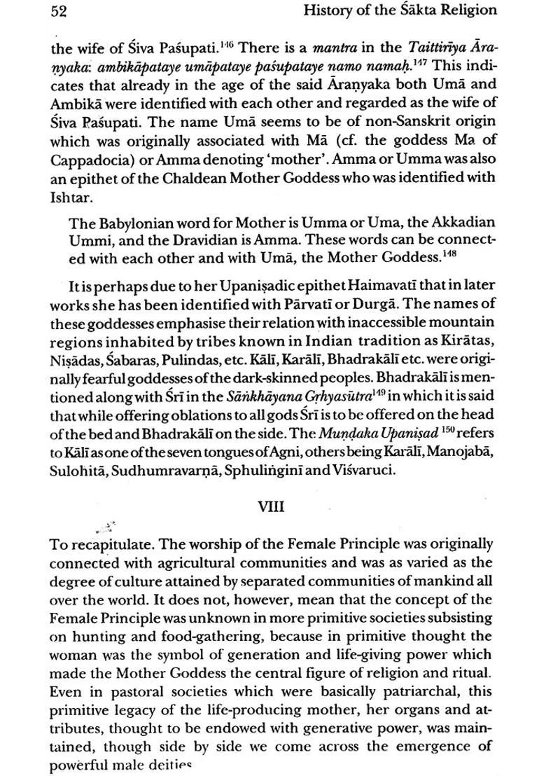 History of the Sakta Religion - Indya