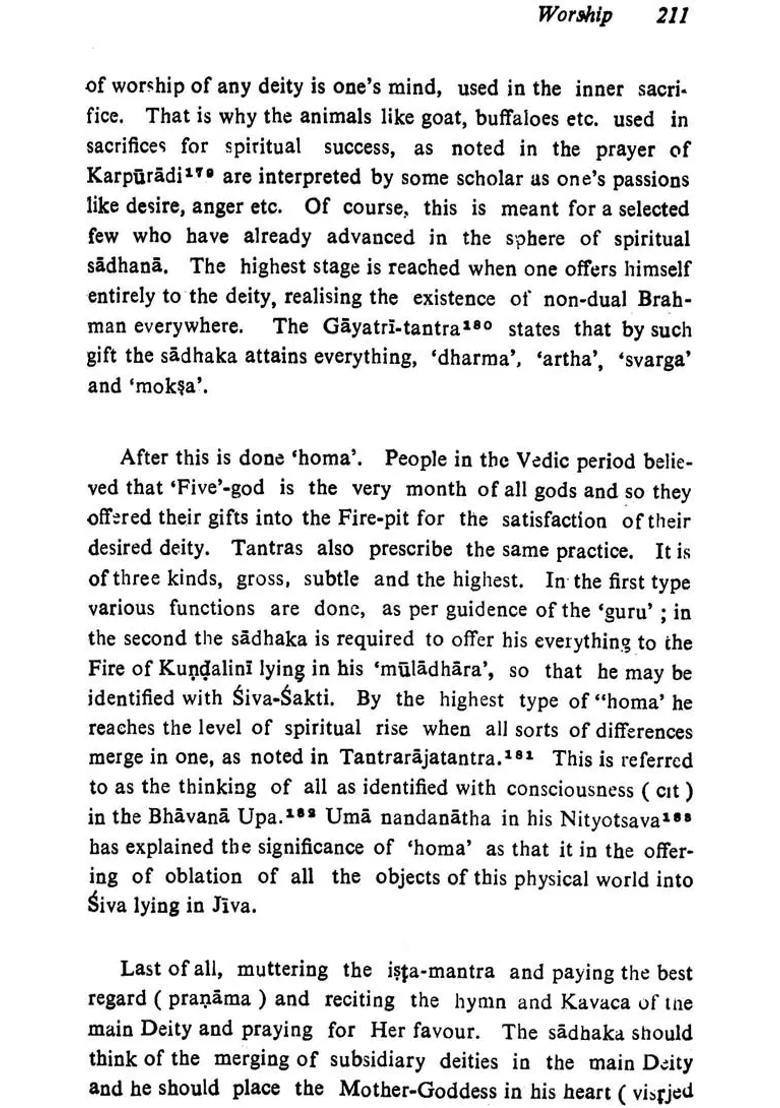 Sakta Tantrik Cult In India - An Old and Rare Book - Indya