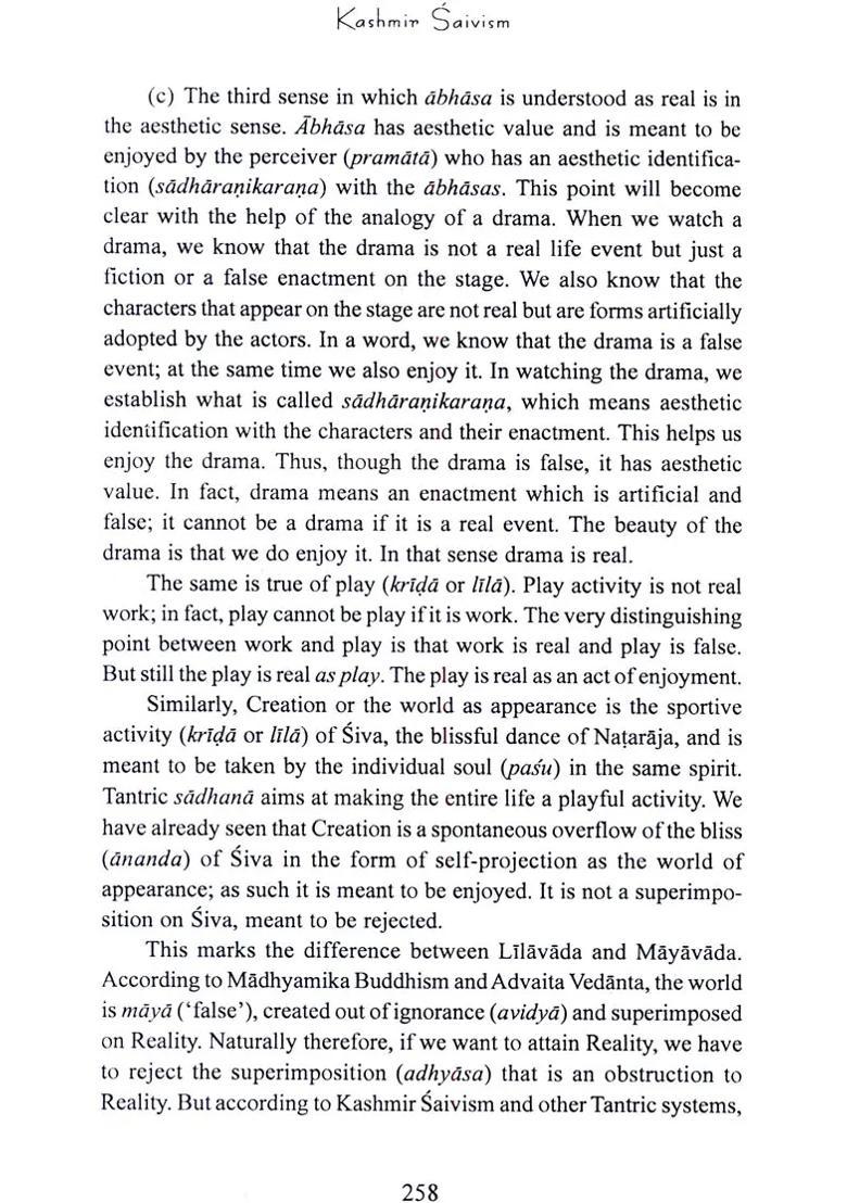 Kashmir Saivism The Central Philosophy of Tantrism - Indya