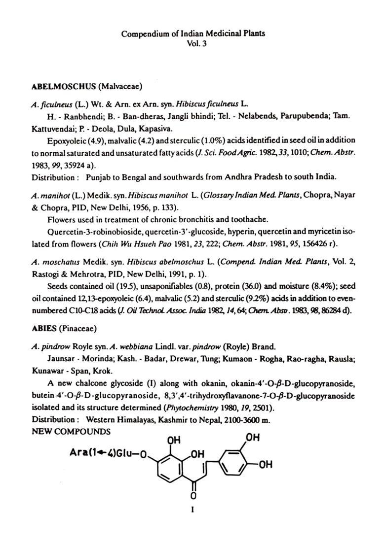 Compendium of Indian Medicinal Plants 1980-1984 in Volume 3 (An Old and Rare Book) - Indya