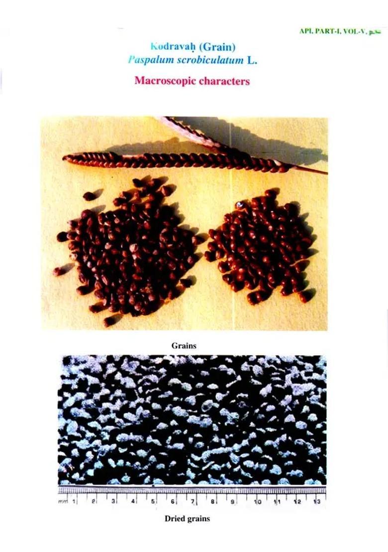 Macroscopic Microscopic Atlas of Pharmacopoeial drugs Ayurvedic Pharmacopoeia India (PDH-75 Part-I Vol- V) - Indya