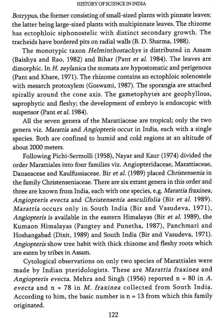 History of Science in India - Plant and Animal (Volume IV Two Parts) - Indya