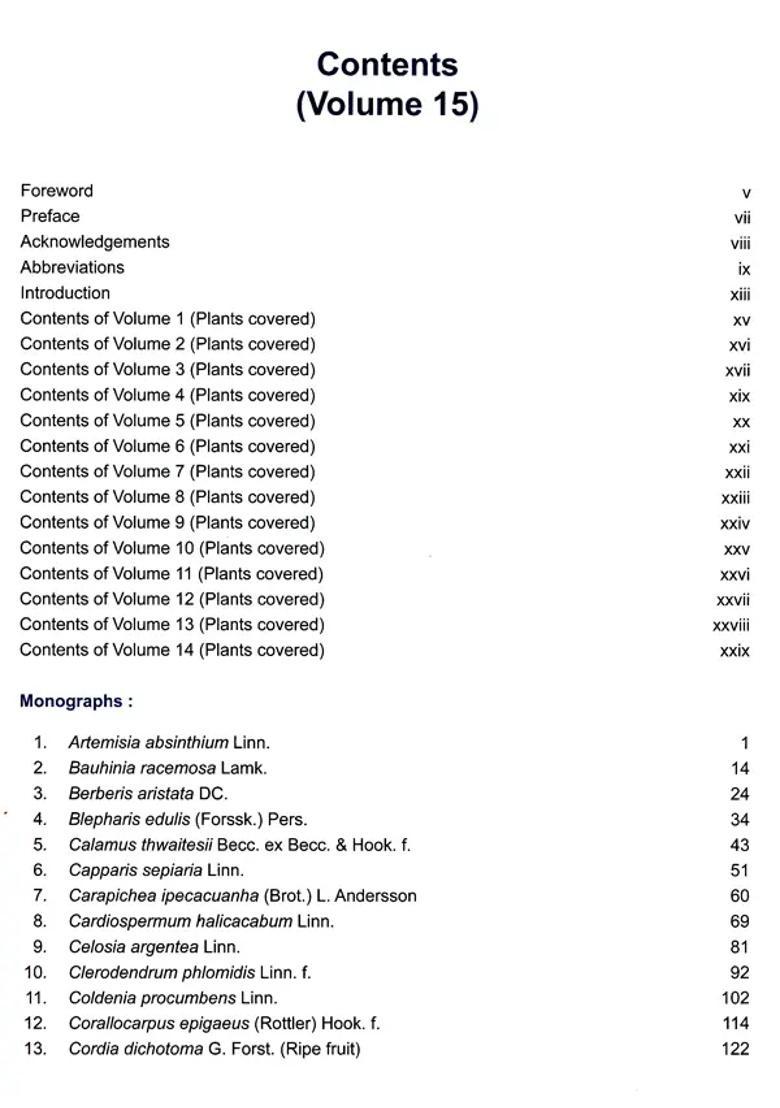 Quality Standards of Indian Medicinal Plants Volume- 15 - Indya