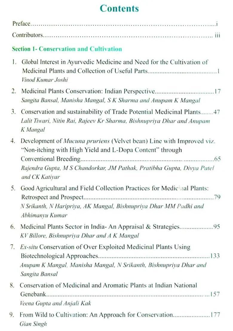Conservation, Cultivation and Exploration of Therapeutic potential Medicinal Plants - Indya