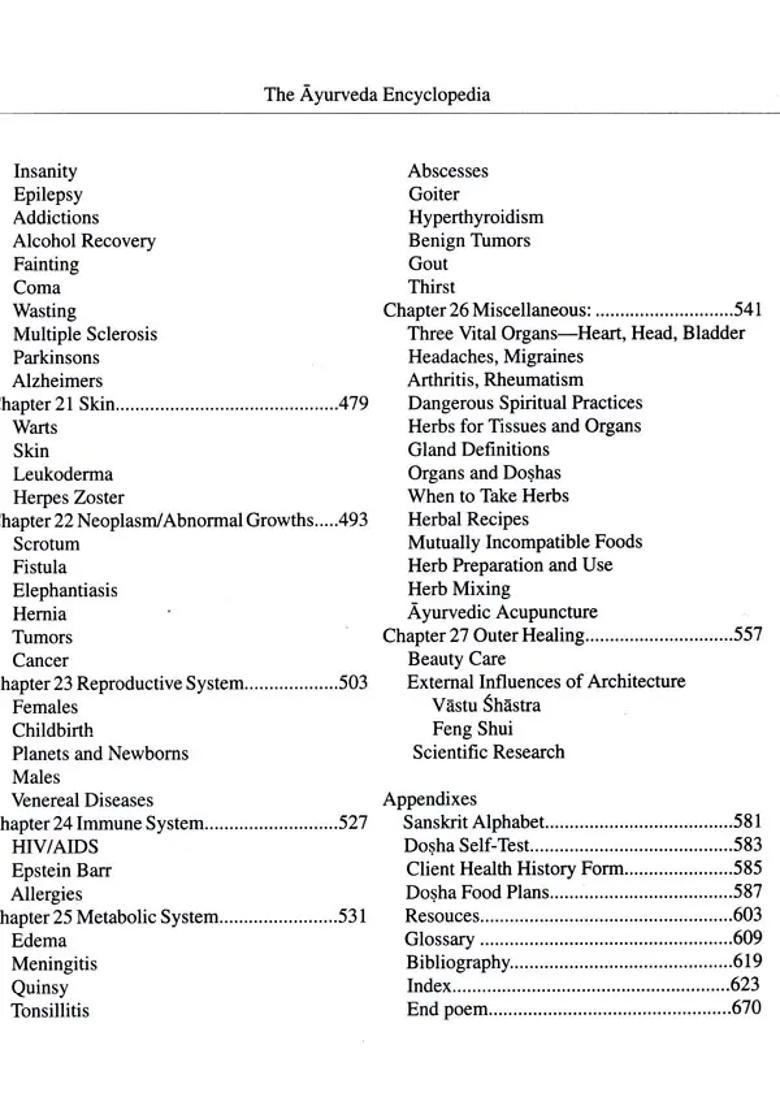 The Ayurveda Encyclopedia (Natural Secrets to Healing, Prevention and Longevity) - Indya