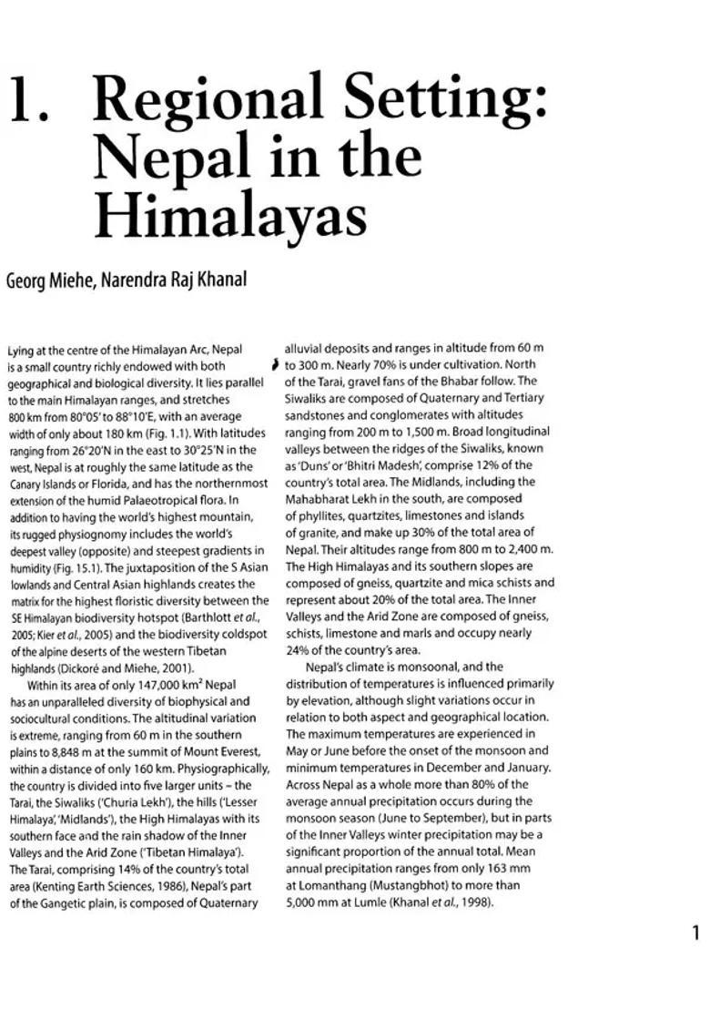 Nepal-An Introduction to the Natural History, Ecology and Human Environment of Himalayas - Indya
