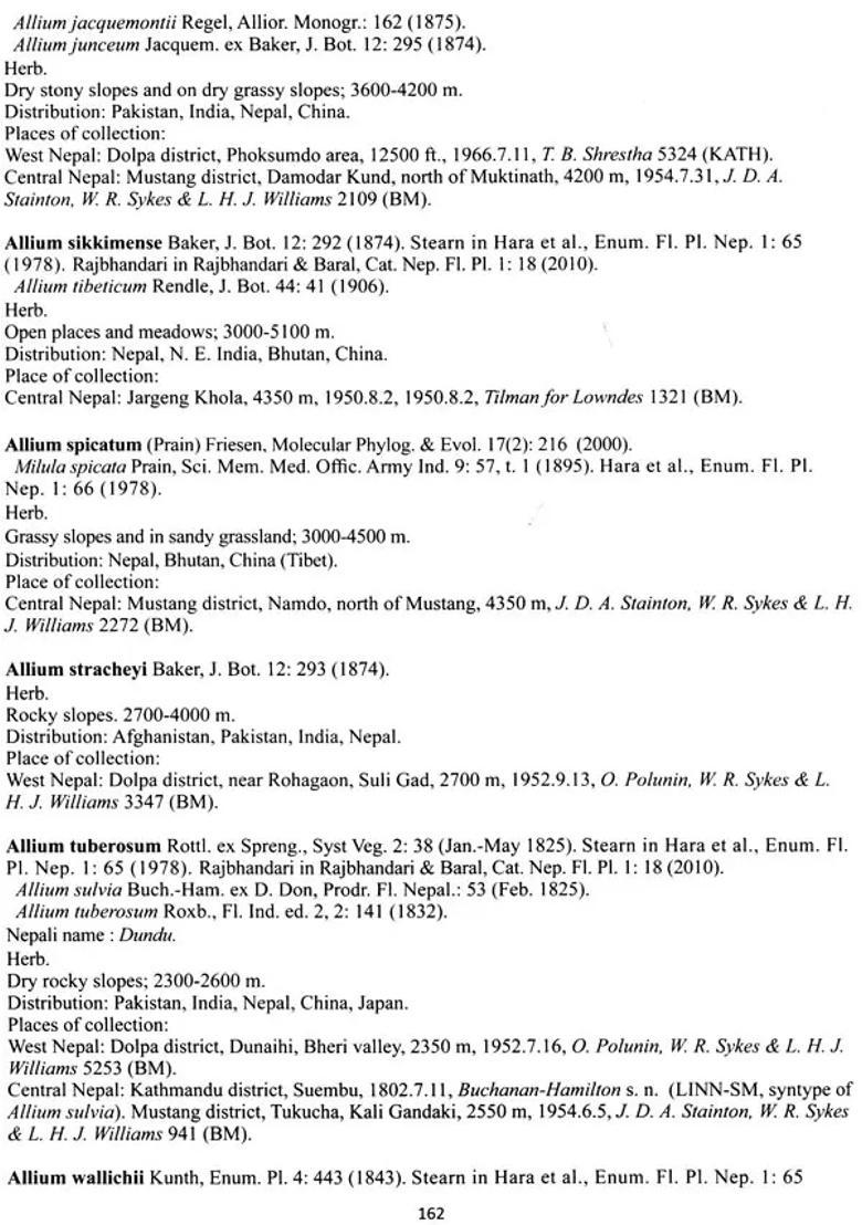 A Handbook of The Flowering Plants Nepal (Vol-I) - Indya