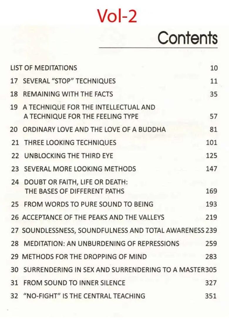 Vigyan Bhairav Tantra (The Book of the Secrets, Set 5 Volumes) - Indya