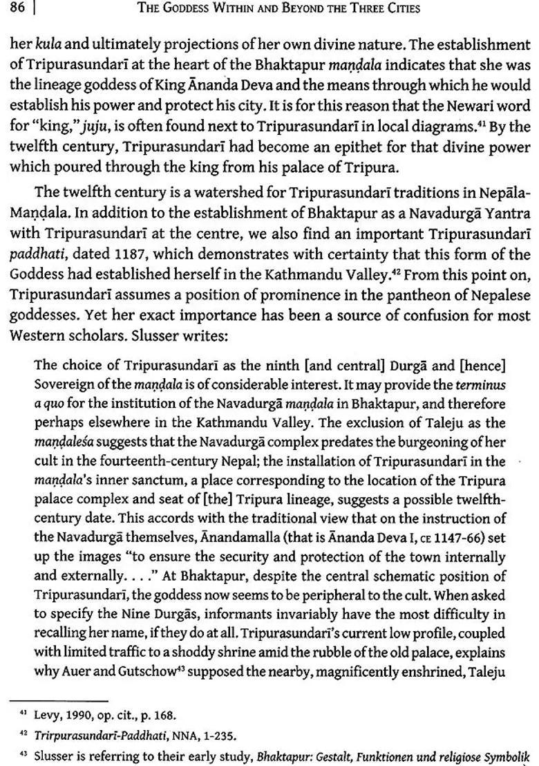 The Goddess within and Beyond Three Cities (Sakta Tantra Paradox of Power in Nepala Mandala) - Indya
