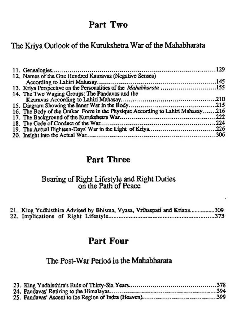 The Mahabharata With Lahiri Mahasays Commentaries On The Bhagavad Gita By The Himalayan Yogi - Indya