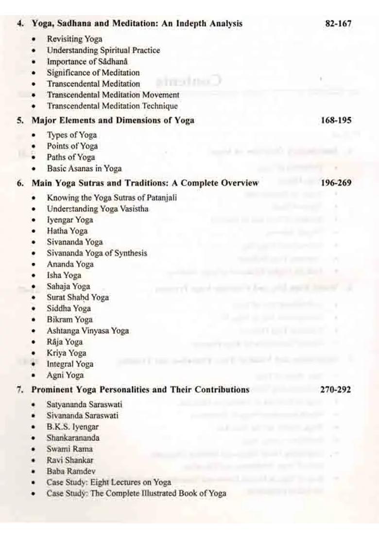 Handbook Of Yoga Education And Training - Indya