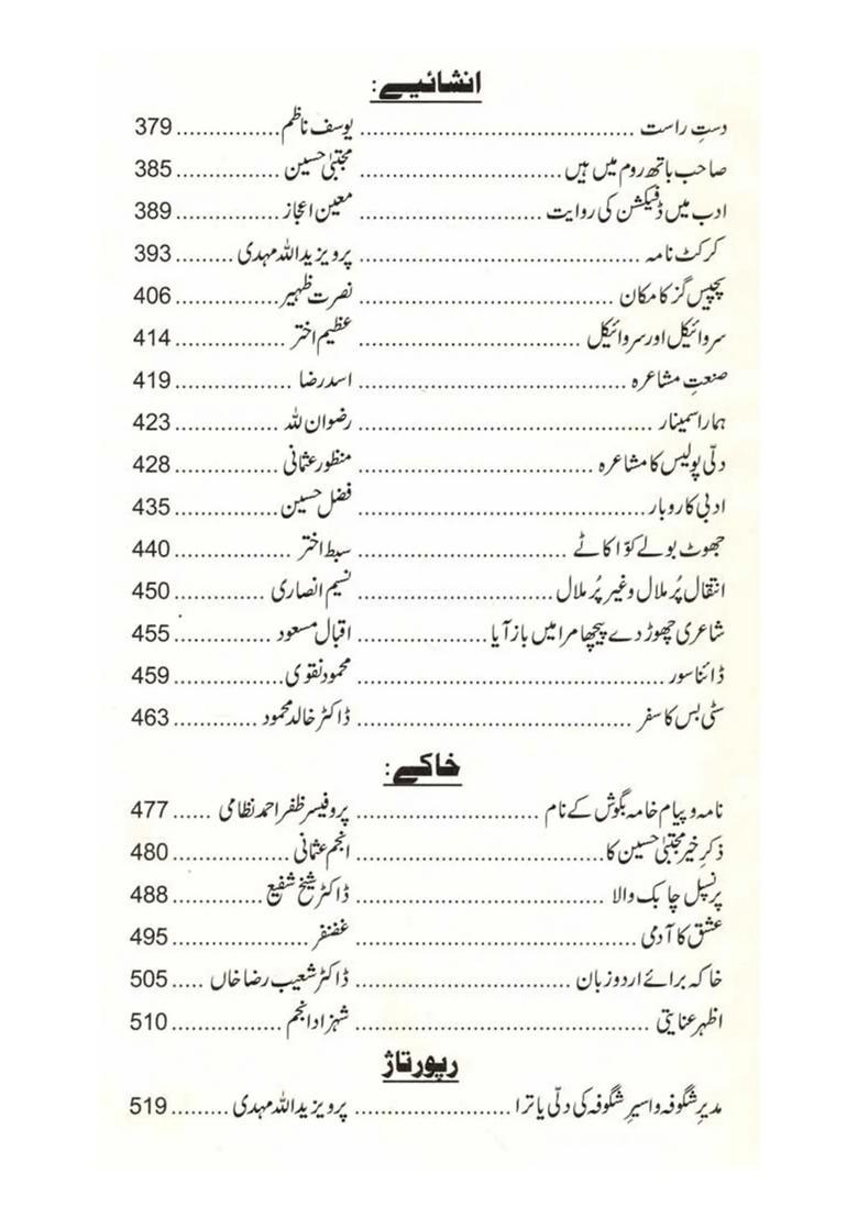 Urdu Adab Main Tanzo Mizah Ki Riwayat Collection Of Articles Essays And Sketches Presented At The Seminar In Urdu - Indya